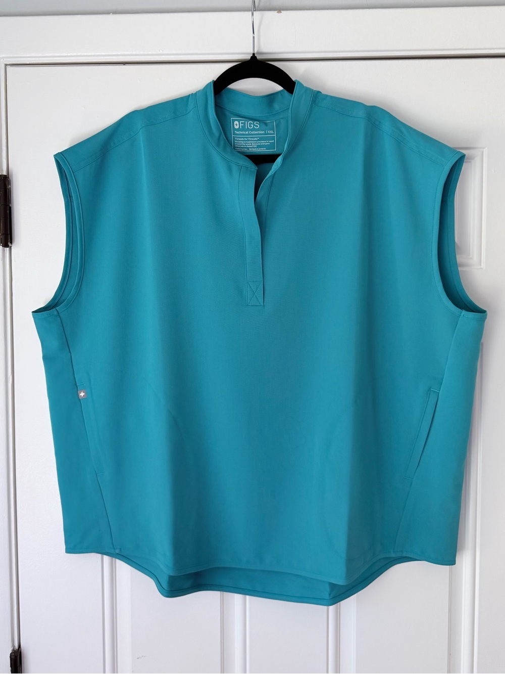 NWT FIGS SIZE XXL BLUE RAFAELA oversized scrub top